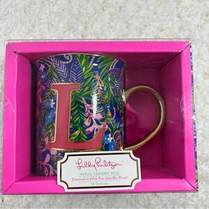 Lilly Pulitzer Initial Ceramic Mug